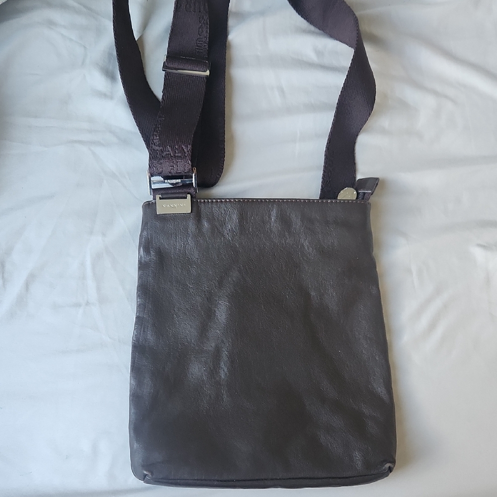 Nannini Brown Crossbody Bag with Adjustable Strap
